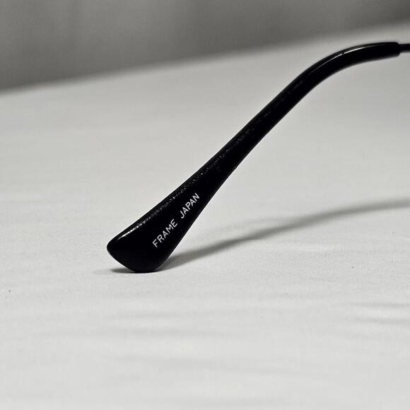 Vintage Serengeti 5284L Matte Black Aviator Sunglasses Rose Lens Japan Frames - Picture 12 of 15